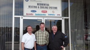 Randy and Paul  toured the Carrier factories, learned about new HVAC products, and offered ideas to Engineering team.