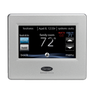Infinity touch screen programmable thermostat