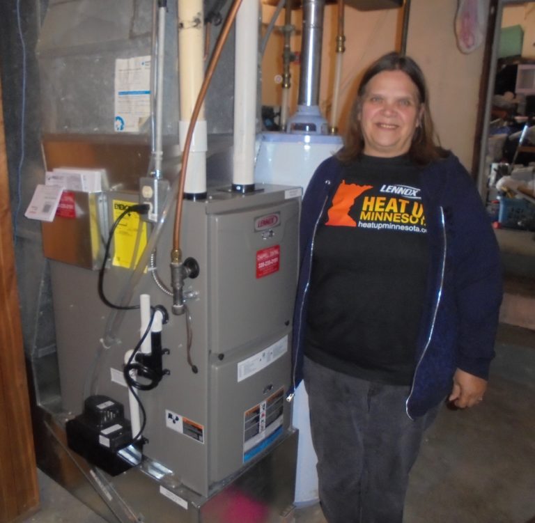 Two Local Women Awarded Furnaces from Heat Up Minnesota Chappell Central
